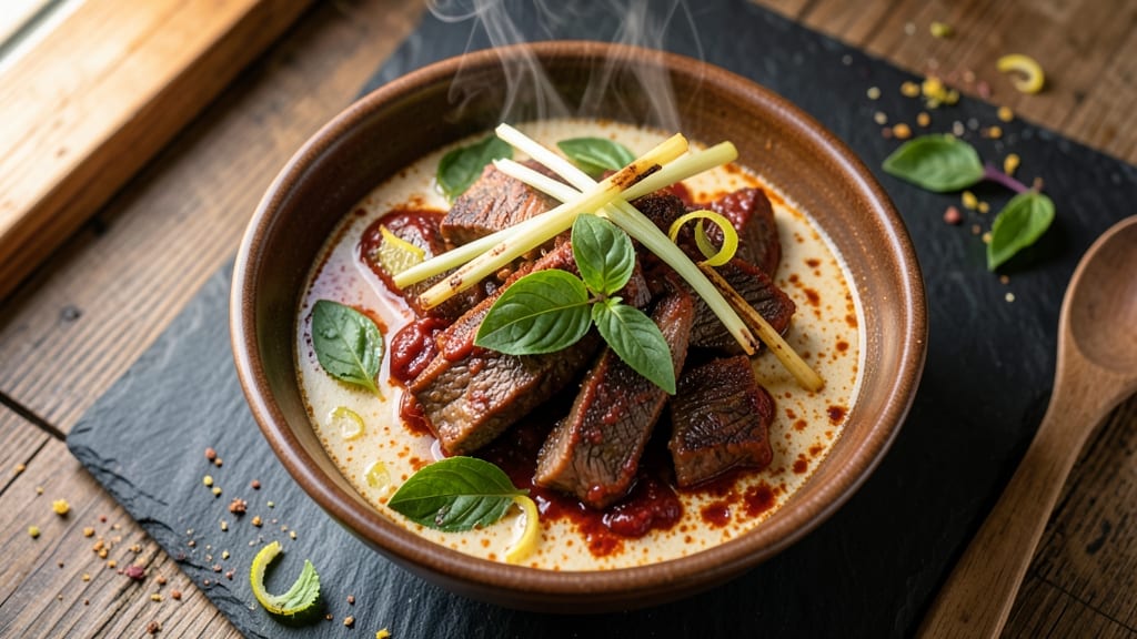 Authentic Thai Red Beef Curry Recipe: Smoky Coconut Depth and Tender Beef Bites