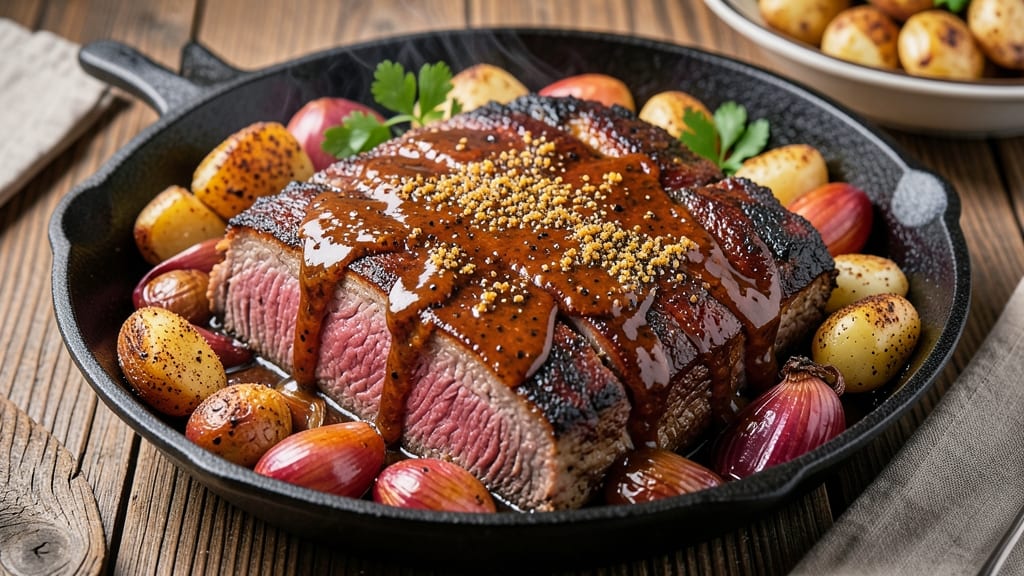 BBQ Corned Beef Brisket Slow Cooker Recipe: Fall-Off-The-Bone Tenderness in 6 Hours