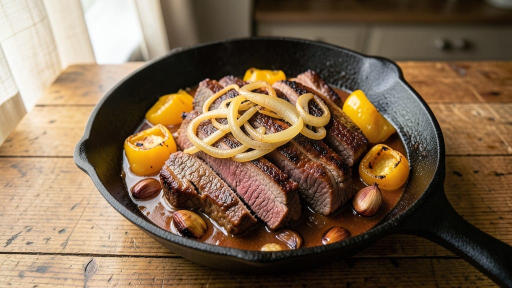 Barbecue Beef Stew Recipe: Deep-Smoked Richness With Caramelized Onions