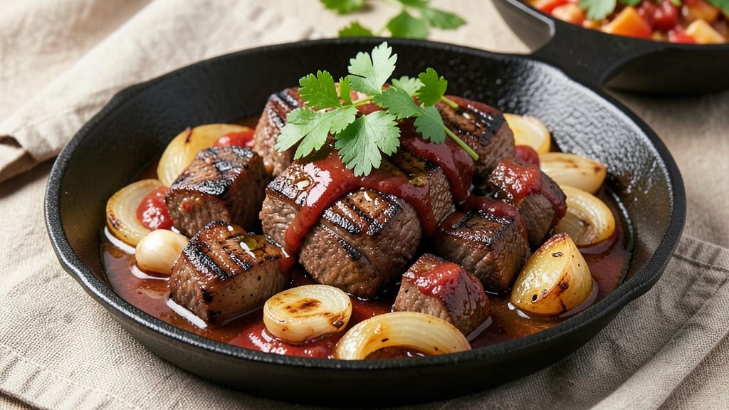 Beef Beaujolais Recipe: Wine-Reduced Sauce That Caramelizes Beef