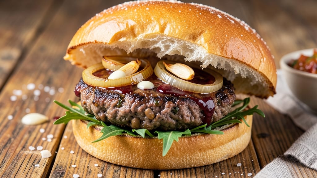 Beef and Lentil Burgers Recipe: Hearty Plant-Powered Patties With Crispy Edges