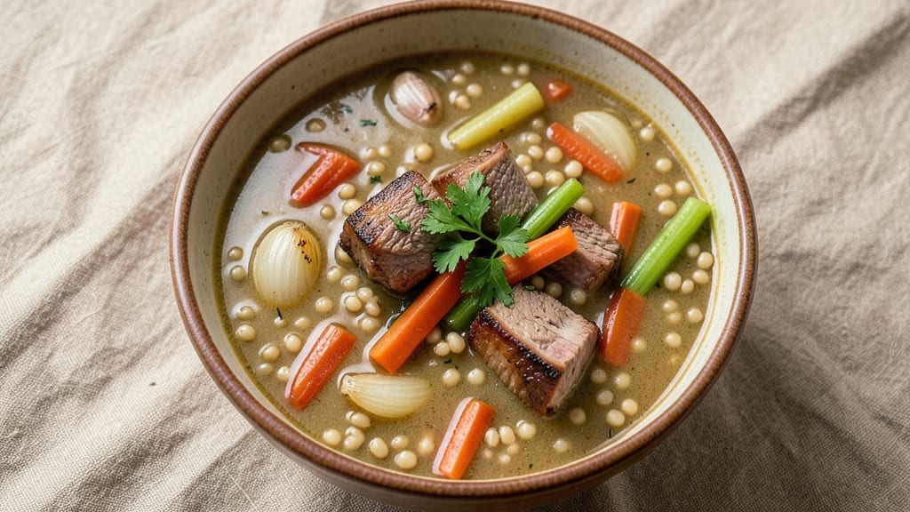 Beef Barley Soup Recipe Without Tomatoes: Hearty Simmered Comfort With Nutty Depth