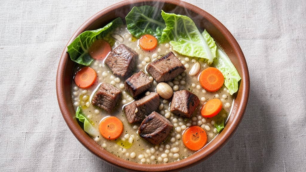 Beef Barley and Cabbage Soup Recipe: Hearty Winter Stew With Earthy Depth