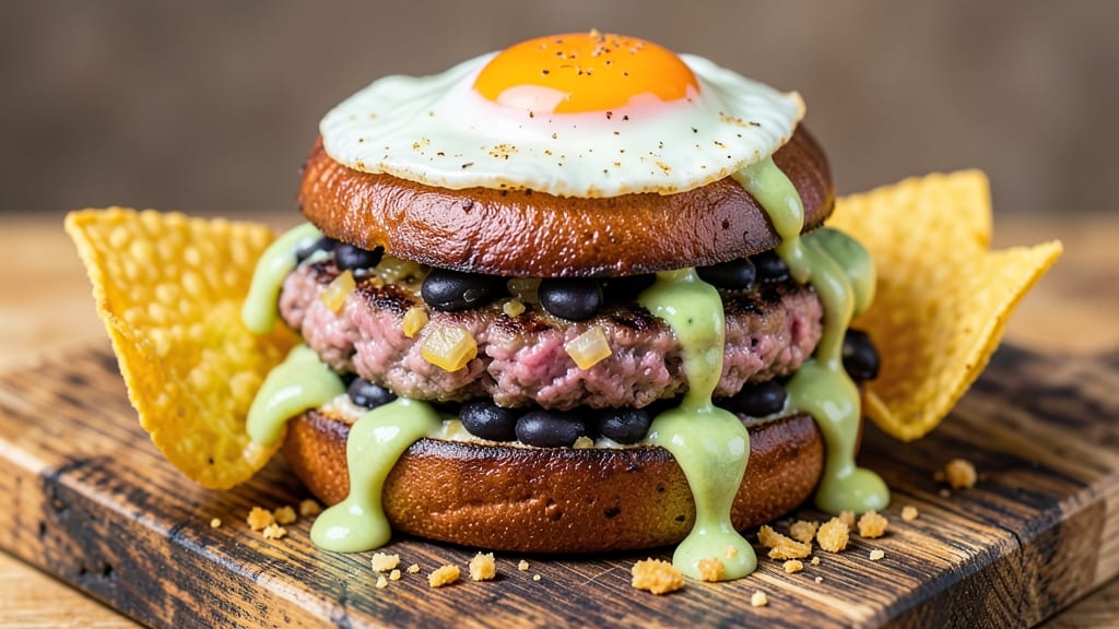 Beef and Black Bean Burgers Recipe: Smoky Tortilla-Crusted Plant Powerhouse