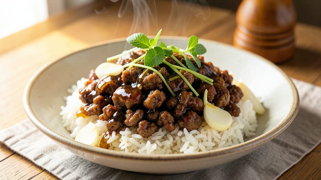Asian Ground Beef and Rice Recipe: Wok-Seared Umami with Fragrant Jasmine Rice