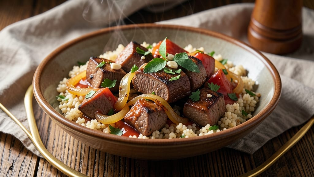 Beef and Bulgur Recipe: Hearty Middle Eastern Stew With Chewy Grains