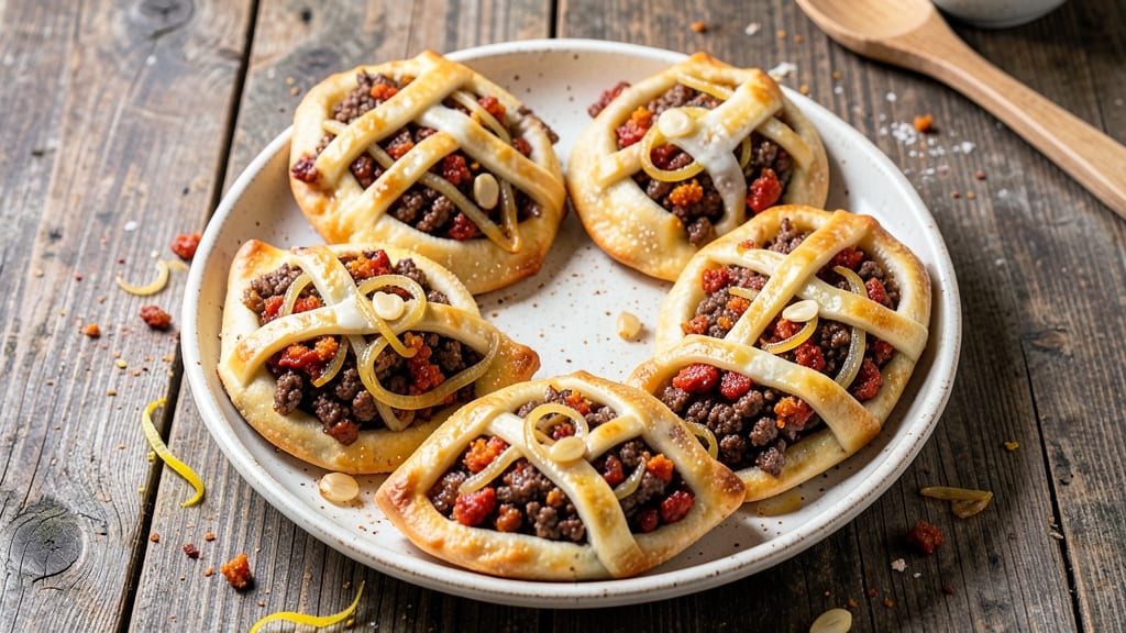 Beef and Chorizo Empanadas Recipe: Flaky Dough Wrapped in Spiced Meat Filling