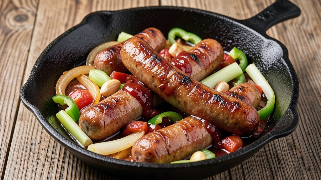 Beef Andouille Sausage Recipe: Smoky Cumin-Spiced Stew with Crispy Tortilla Crowns