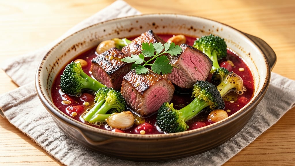 Beef and Briccoli Recipe: Hearty Italian Simmer With Brothy Depth
